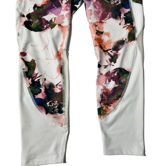 Apana - Womens Floral Leggins Sz. LG - Picture 4 of 8